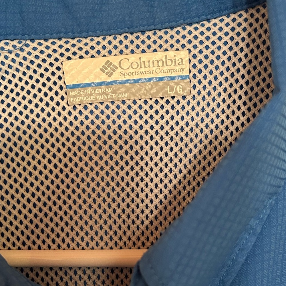 Columbia Blue Short-Sleeve Button Shirt - Picture 2 of 5